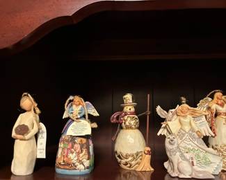 Large collection of Jim Shore figurines
