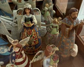 Large collection of Jim Shore figurines