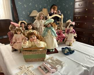 Large collection of dolls from around the world