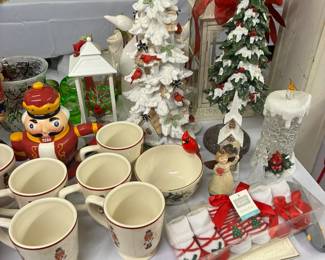 Huge selection of Christmas decor and tableware