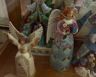 Large collection of Jim Shore figurines