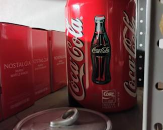 COCA COLA COOKIE JAR LOOKS LARGER THAN IT IS