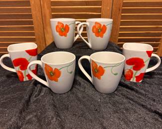 Poppy Coffee Mugs