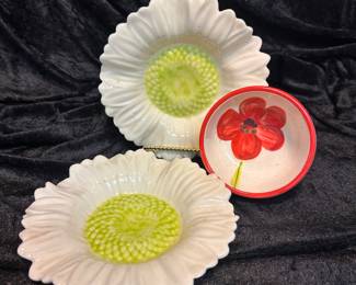 Italian Flower Dishes