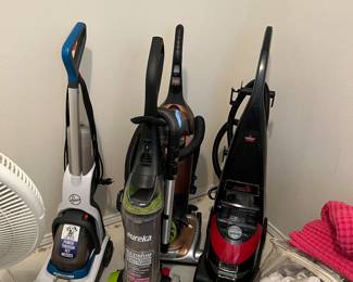 Rug cleaner and vacuums