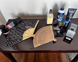 Shaving equipment and fans
