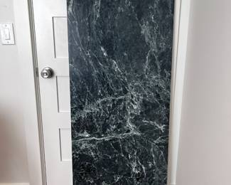 Green marble slab