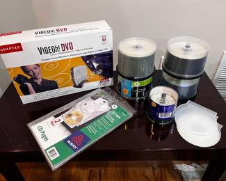 blank CD's and DVD's