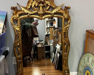 Gold leaf mirror