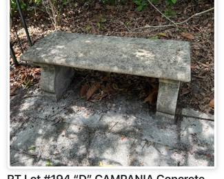 Campania bench