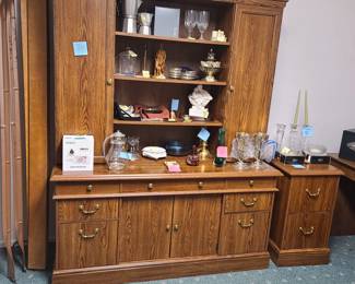 Cabinet and file cabinet, Copper Funnel, Garrett Wade Brass Oil Lamps - India