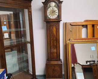 Grandmother Clock - West Walnut Westminster Chiming Clock approx. 1920's England $1,000