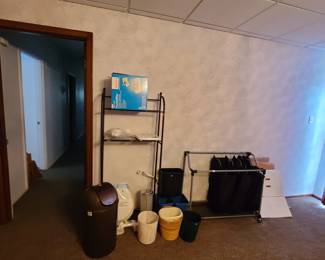 bathroom and laundry items