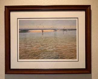AL BARNES SIGNED & NUMBERED LITHOGRAPH 219/400