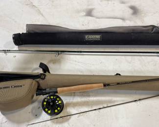 HOBBS CREEK FLY ROD AND REEL, G LOOMIS FLY ROD