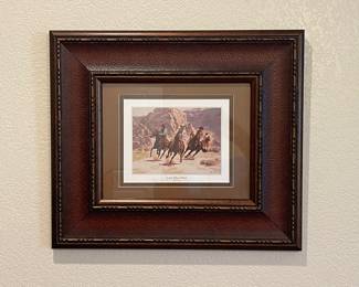 “LAST MAN PAYS” BY JOHN LEONE FRAMED PRINT