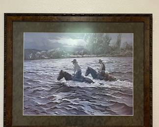 ROBERT SUMMERS “HIGH WATER CROSSING” SIGNED AND NUMBERED LIMITED EDITION 1330/1500