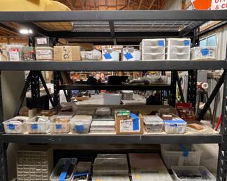 BOLTS, NUTS, SCREWS, NAILS, HEAVY SHELVING