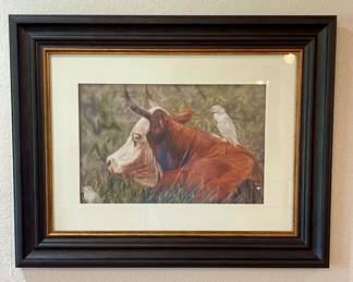 HOUSTON RODEO SIGNED ART PRINT “MAMAS DON’T LET YOU BABIES GROW UP TO BE COWBIRDS”