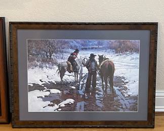 ROBERT SUMMERS SIGNED & NUMBERED PRINT 1142/1500 COPYRIGHT 1985
