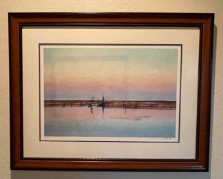 AL BARNES SIGNED & NUMBERED LITHOGRAPH 10/200