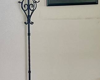 WROUGHT IRON HAT RACK