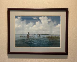 AL BARNES SIGNED & NUMBERED LITHOGRAPH 20/200