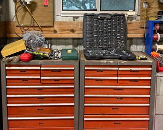 CRAFTSMAN TOOL BOXES, TOOLS