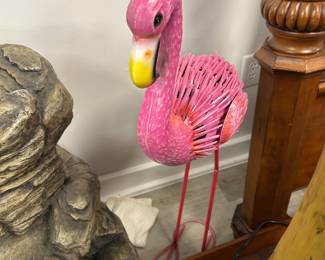 Metal Flamingo