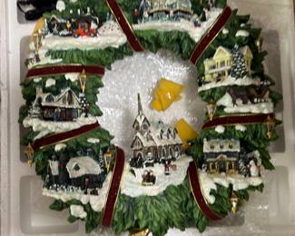 Lovely Cast Light Up Wreath