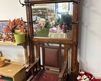 Amazing Antique Eastlake Hall Tree!