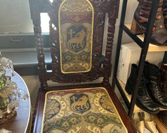 2 of 2 Carved Chairs