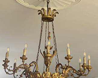 Glided Chandlier 12 lights