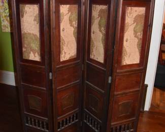 4-Panel Folding Screen