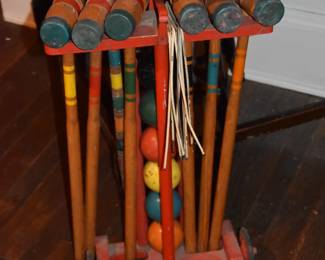Wood Croquette Set