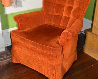 not quite so red "in person" chair
