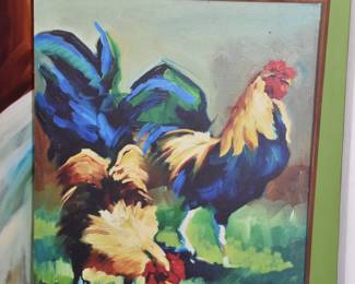 Colorful Roosters
