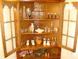 BEAUTIFUL CORNER CHINA CABINET.