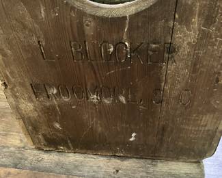 Antique Crate from Frogmore SC