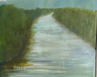 RIchmond's own Gayle Baber original oil on canvas - 24" x 24"