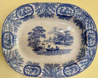 Vintage English blue and white - Albion