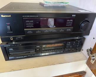 Stereo receiver, CD player