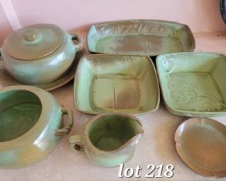 Vintage collection of Frankoma pottery