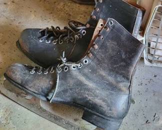 Vintage ice skates