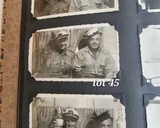 World War 2 era scrapbook photos