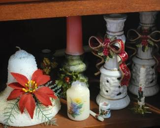 Vintage candles and accessories