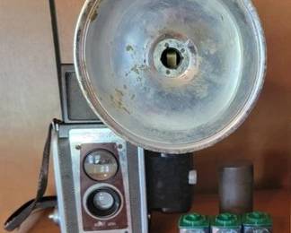 Vintage camera and accessories