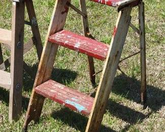 Vintage step ladders