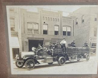 Vintage fire department photo
