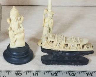 Antique Chinese ivory pieces